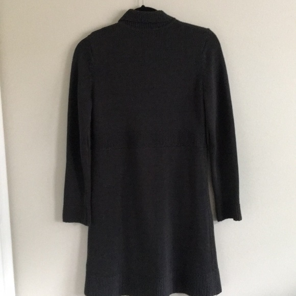 Long Wooden Button Coat - Picture 4 of 5